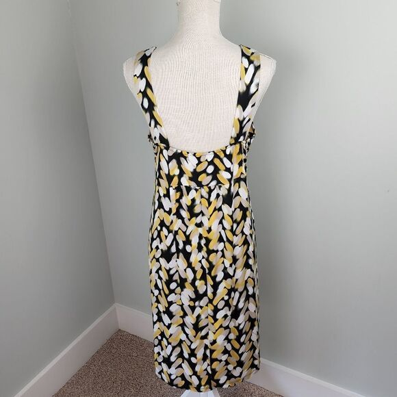 STYLE AND COMPANY WOMEN'S SLEEVELESS V NECK DRESS SIZE LARGE BEADED DETAIL - Picture 4 of 6